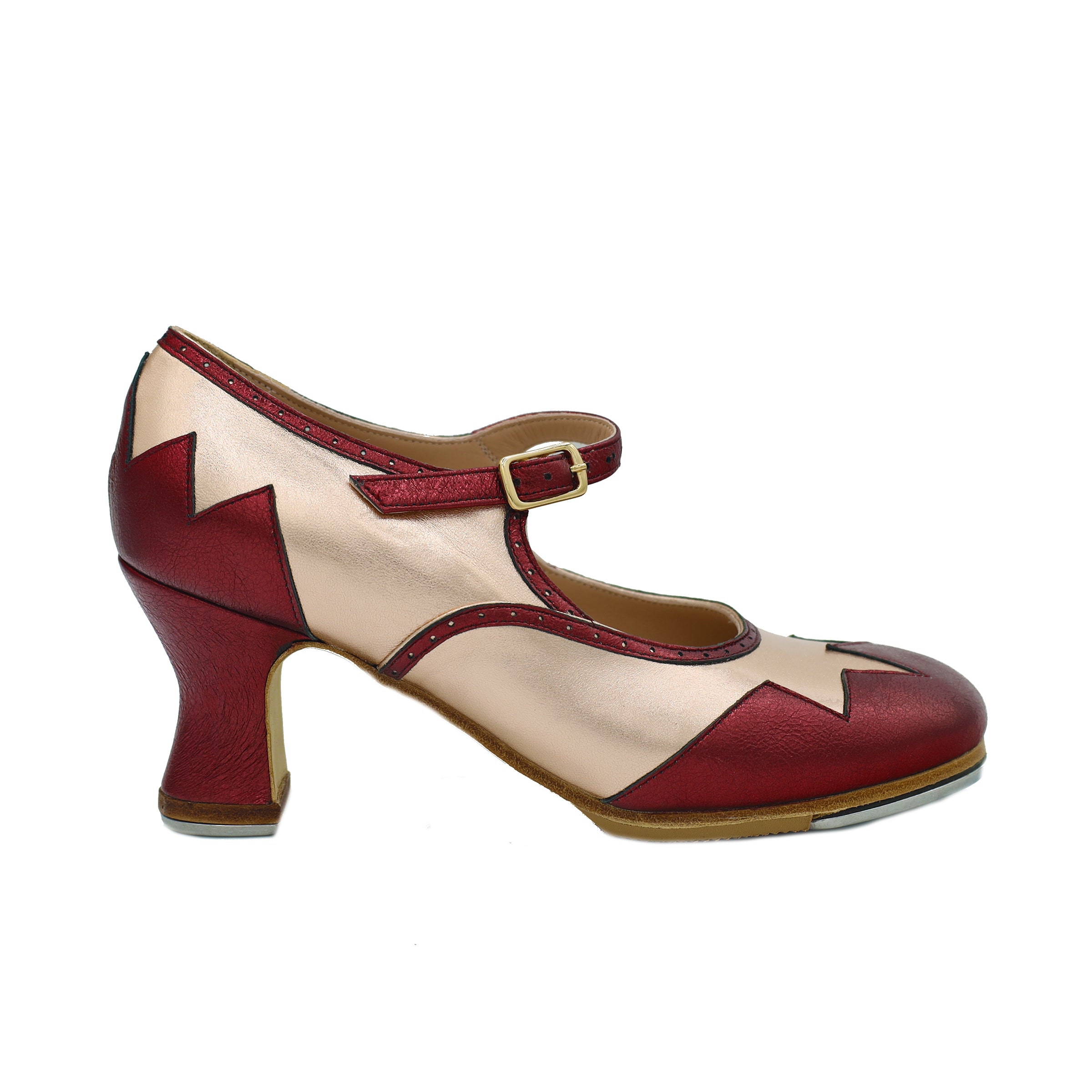 The Holly 2.5" Rose Gold Hard Sole Tap - Preorder & Final Sale