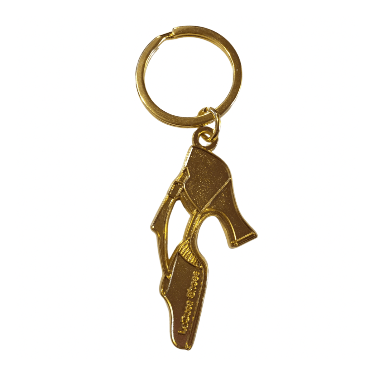 Gold coloured LaDuca ‘shoe’ keyring